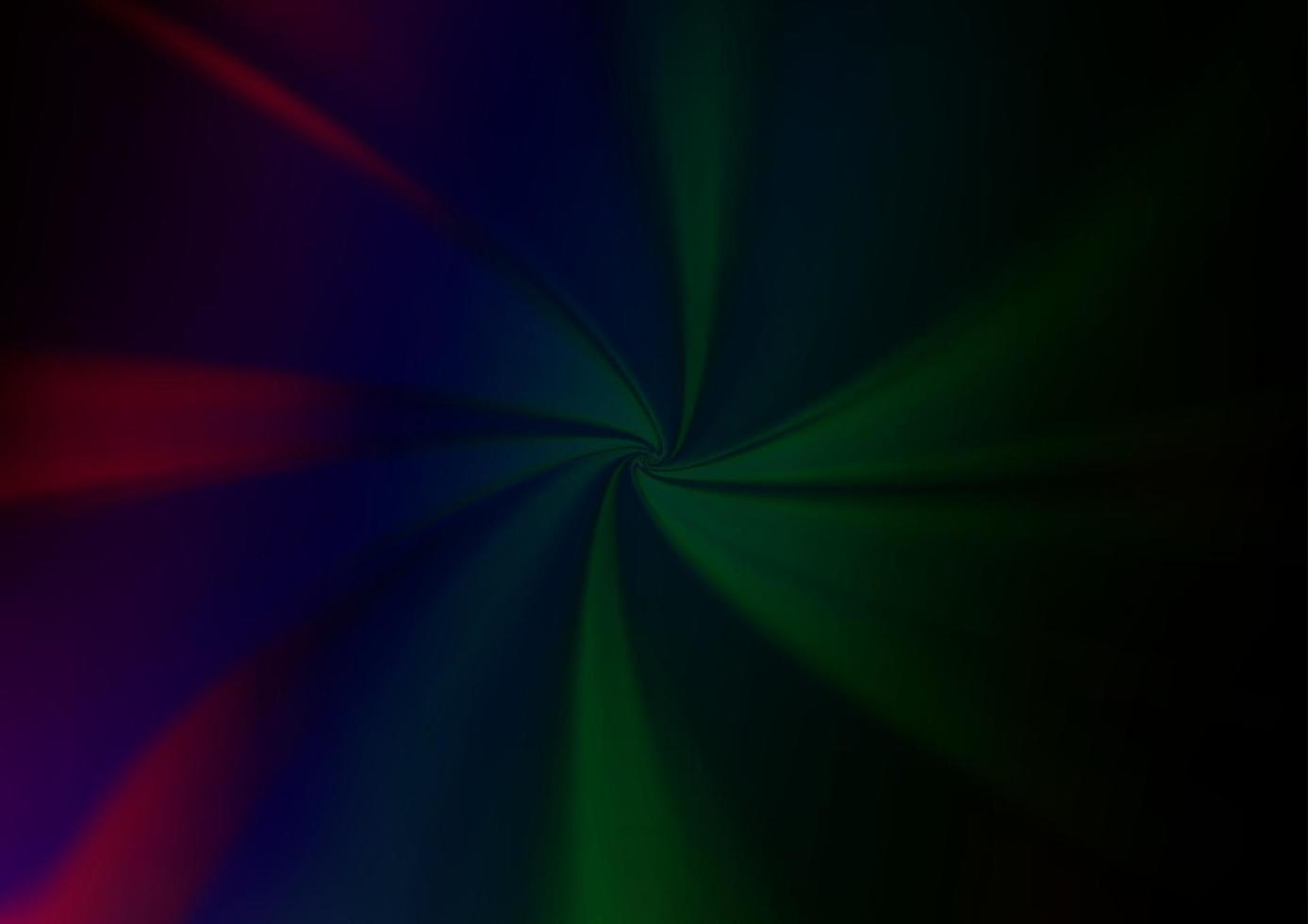 Dark Multicolor, Rainbow vector blurred shine abstract template.