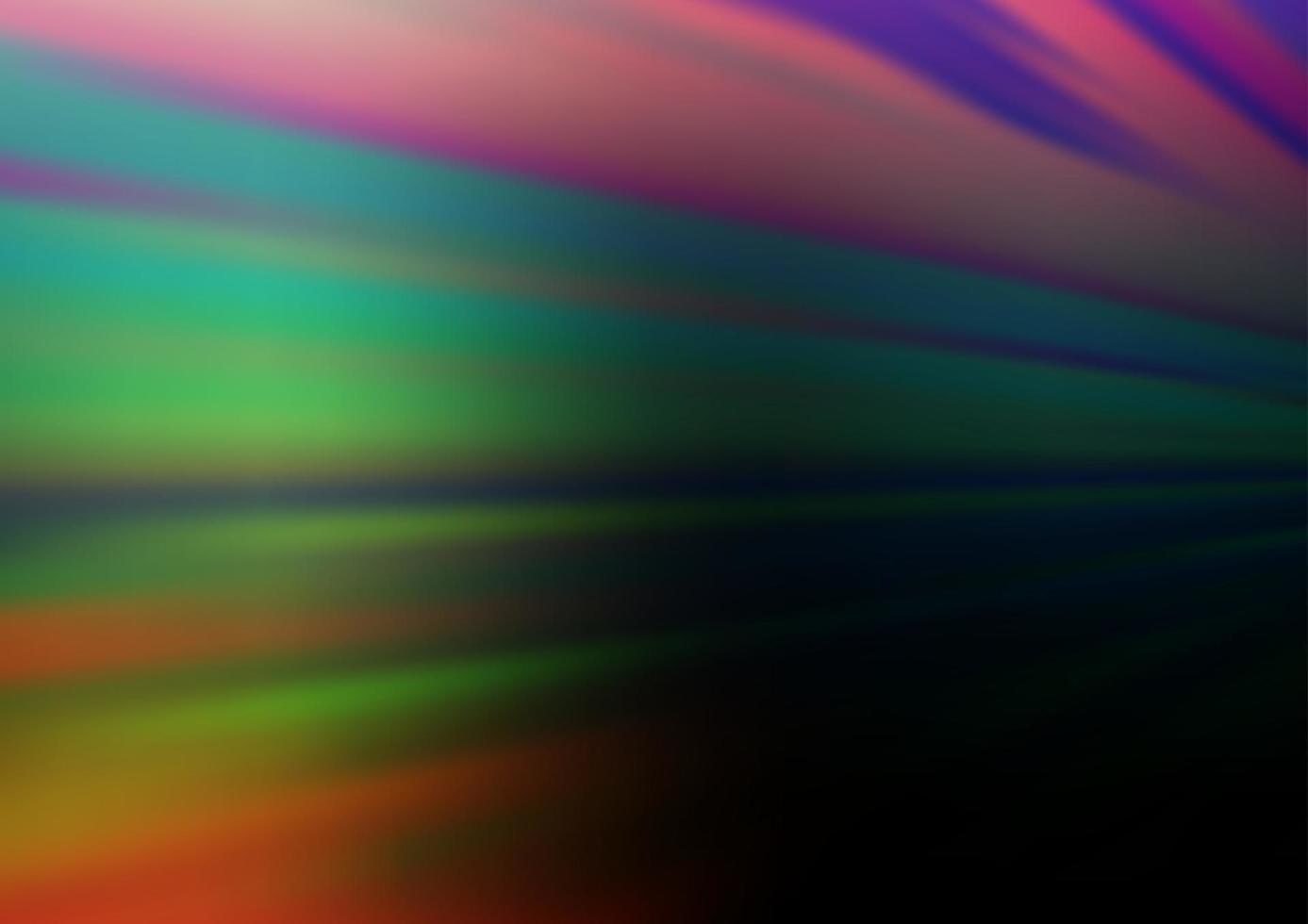 Dark Multicolor, Rainbow vector blurred and colored background.