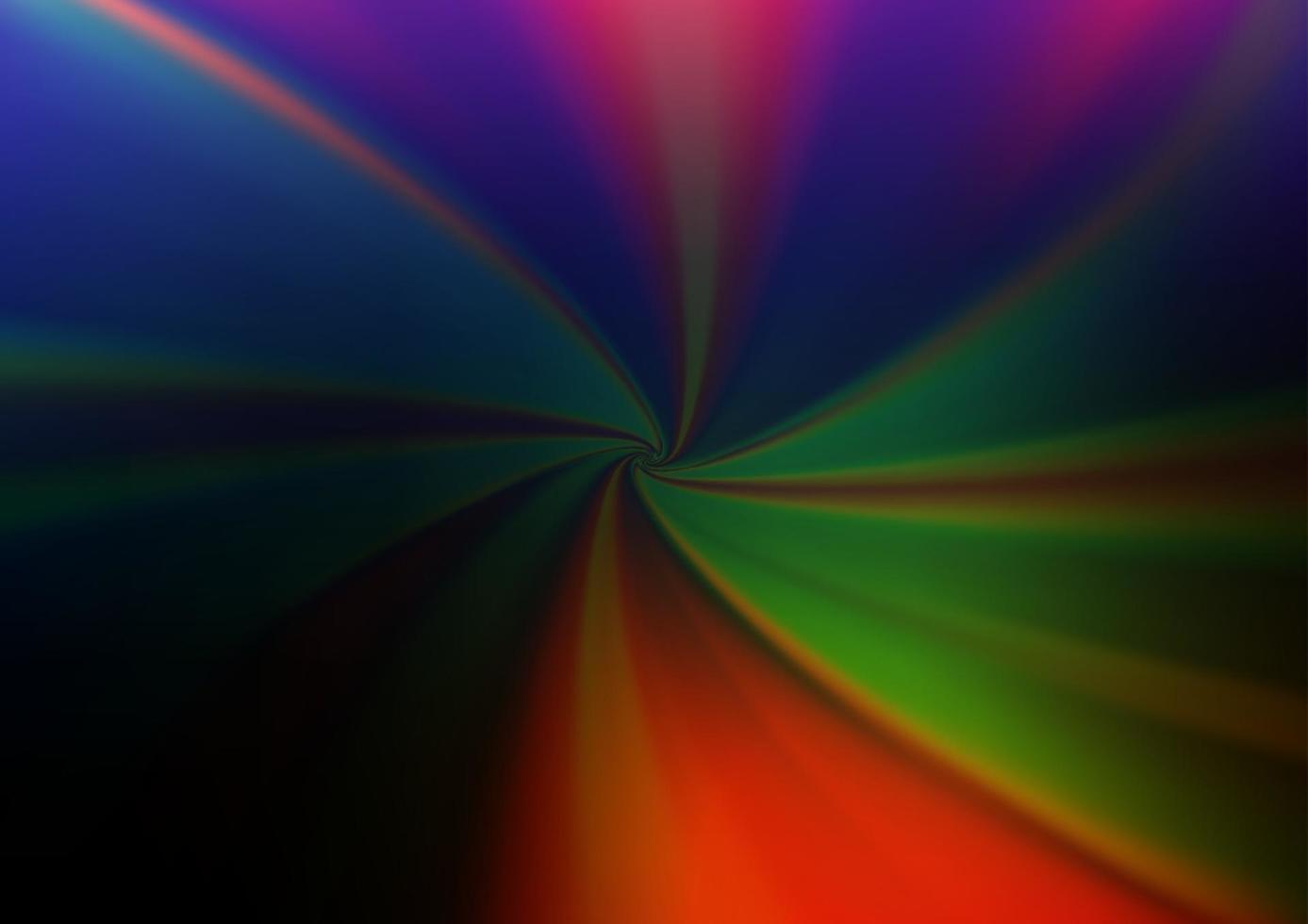 Dark Multicolor, Rainbow vector abstract blurred pattern.