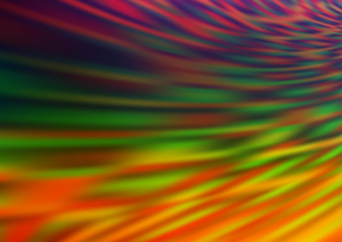 multicolor oscuro, plantilla brillante abstracta de vector de arco iris.