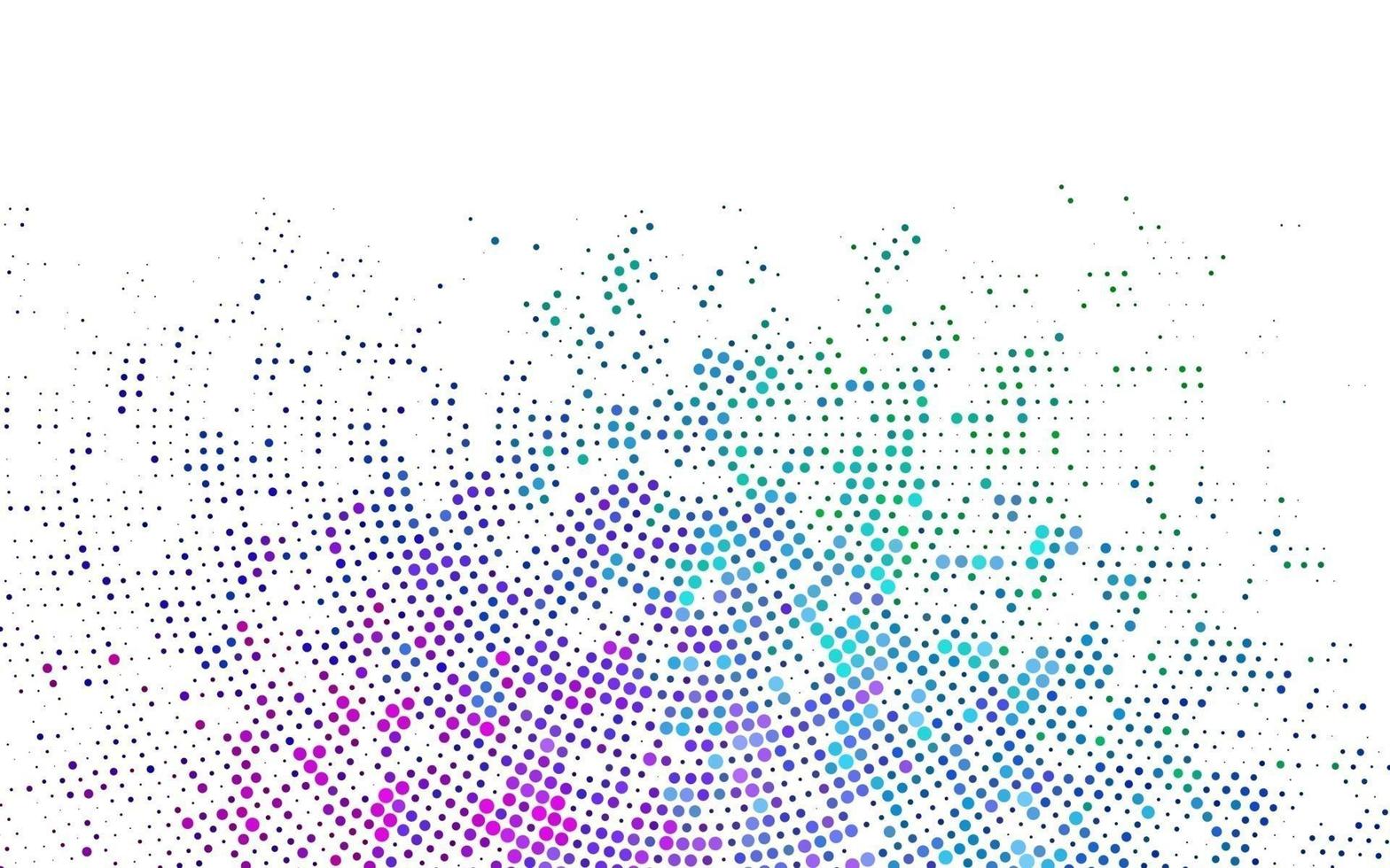 Light Multicolor, Rainbow vector texture with disks.