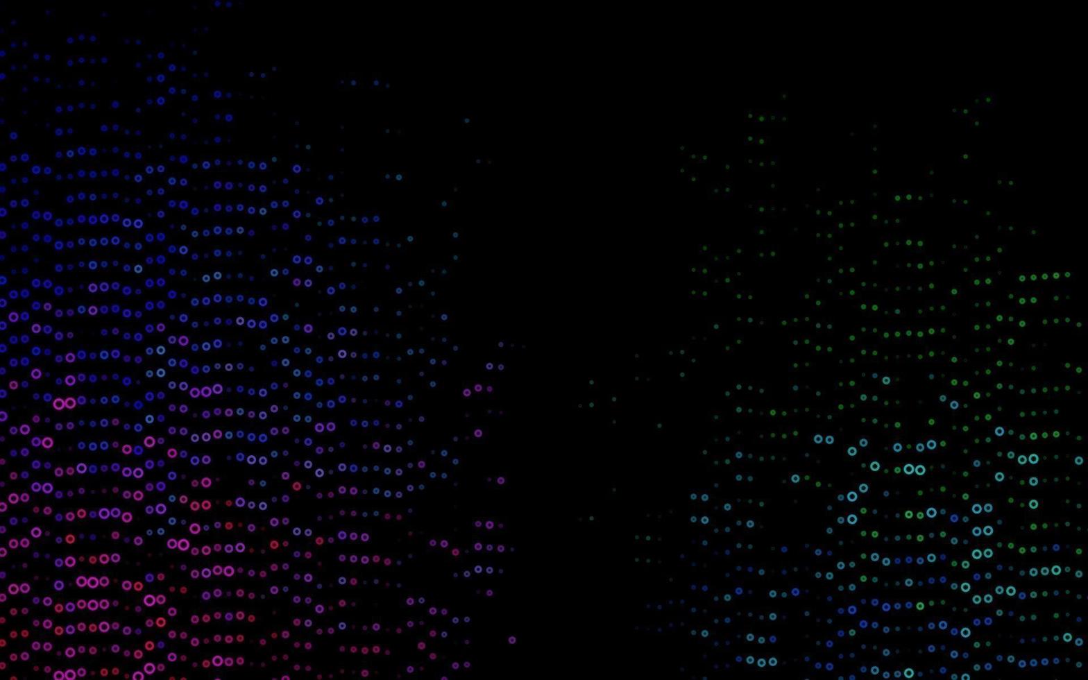 Dark Multicolor, Rainbow vector texture with disks.