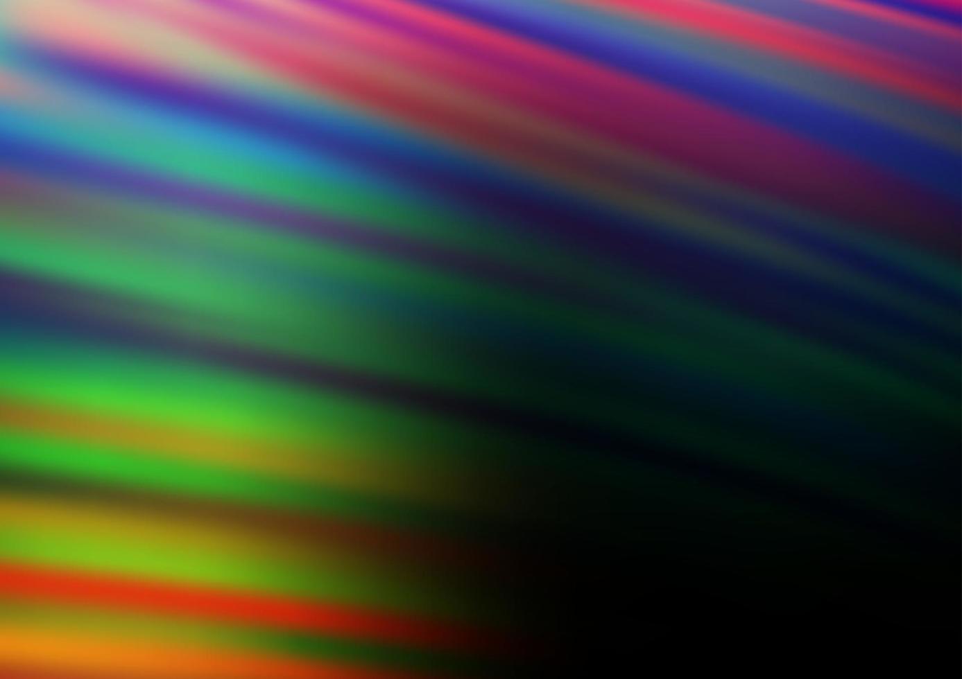 Dark Multicolor, Rainbow vector blur pattern.