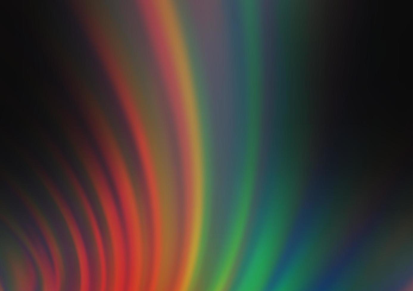 Dark Multicolor, Rainbow vector blurred background.