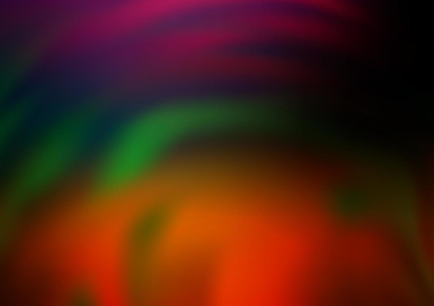 Dark Multicolor, Rainbow vector blurred and colored background.