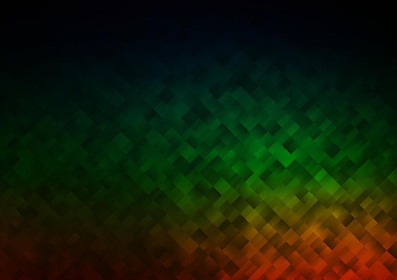 Dark Multicolor, Rainbow vector pattern in square style.