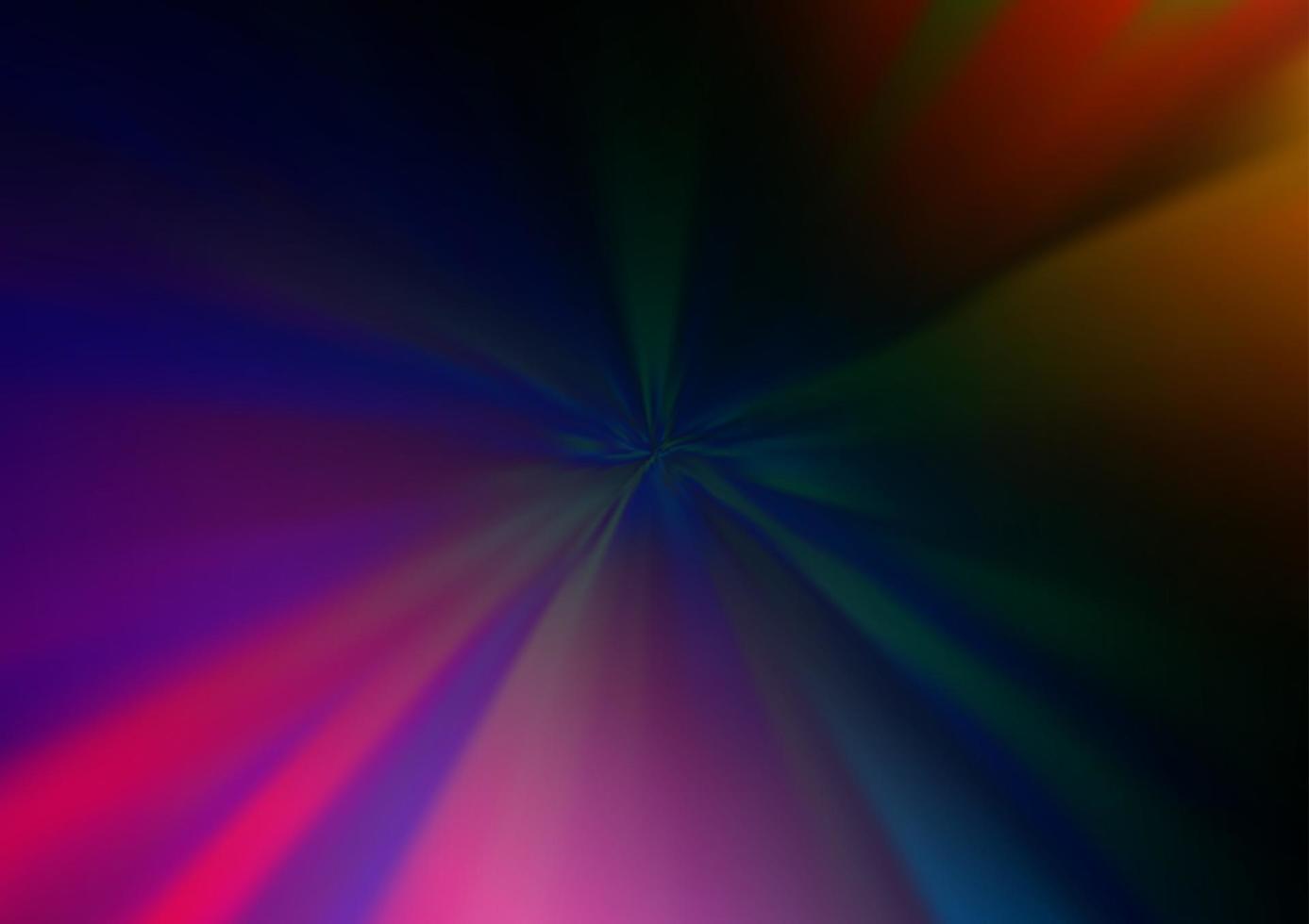 Dark Multicolor, Rainbow vector blurred background.