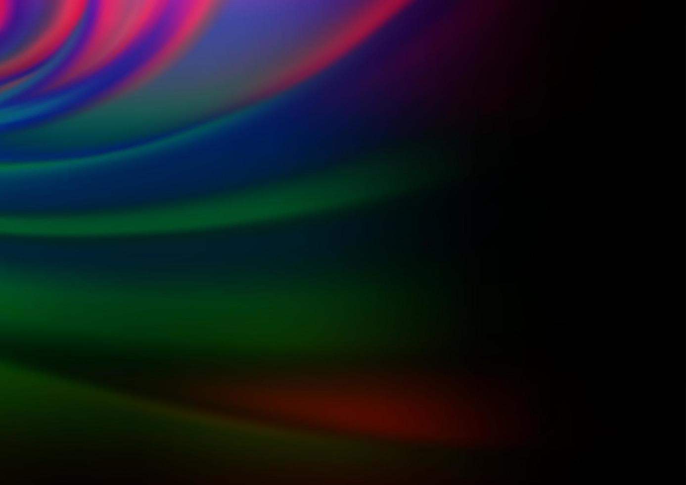 Dark Multicolor, Rainbow vector blurred and colored background.