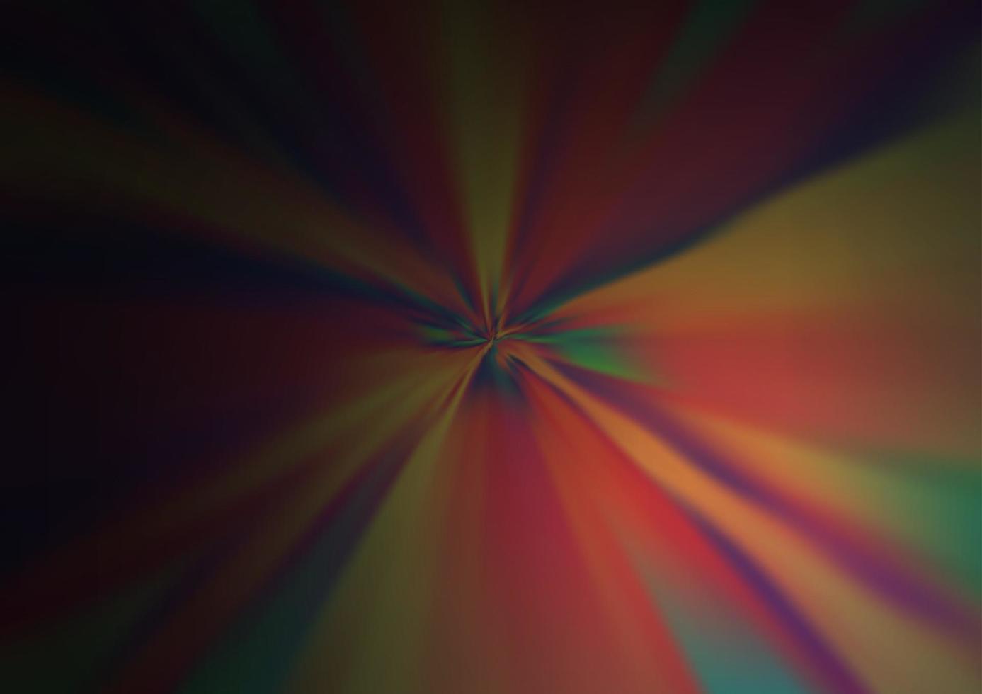 Dark Multicolor, Rainbow vector blurred shine abstract background.