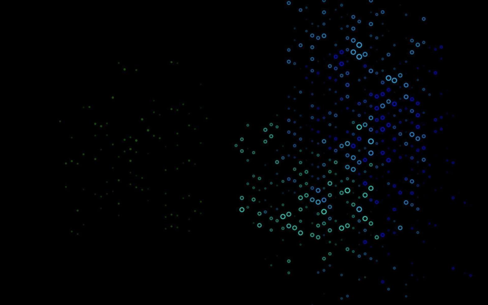 Dark Multicolor, Rainbow vector backdrop with dots.