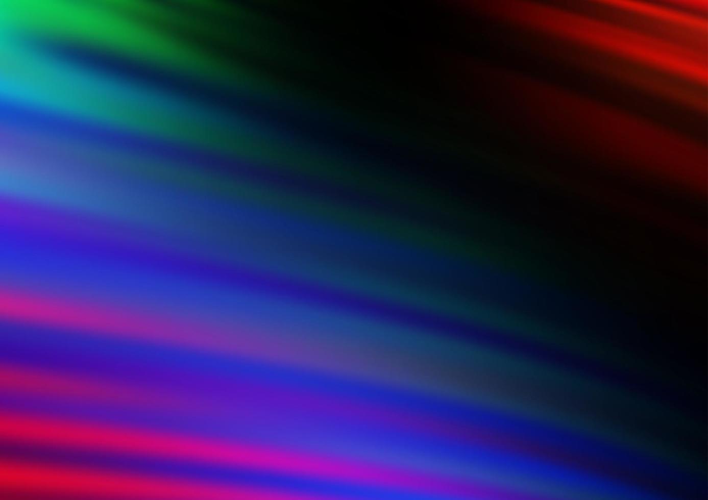 Dark Multicolor, Rainbow vector glossy bokeh pattern.