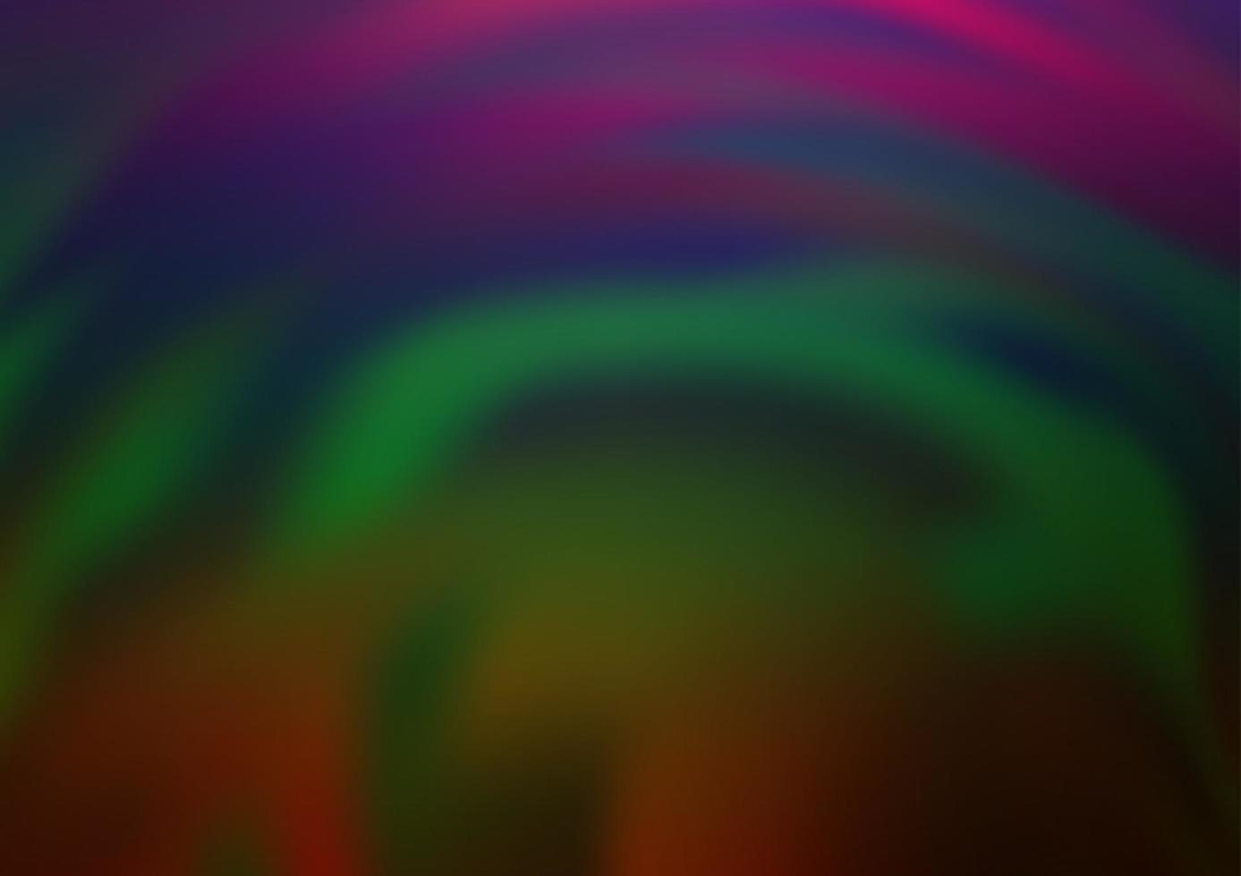 Dark Multicolor, Rainbow vector blurred bright background.