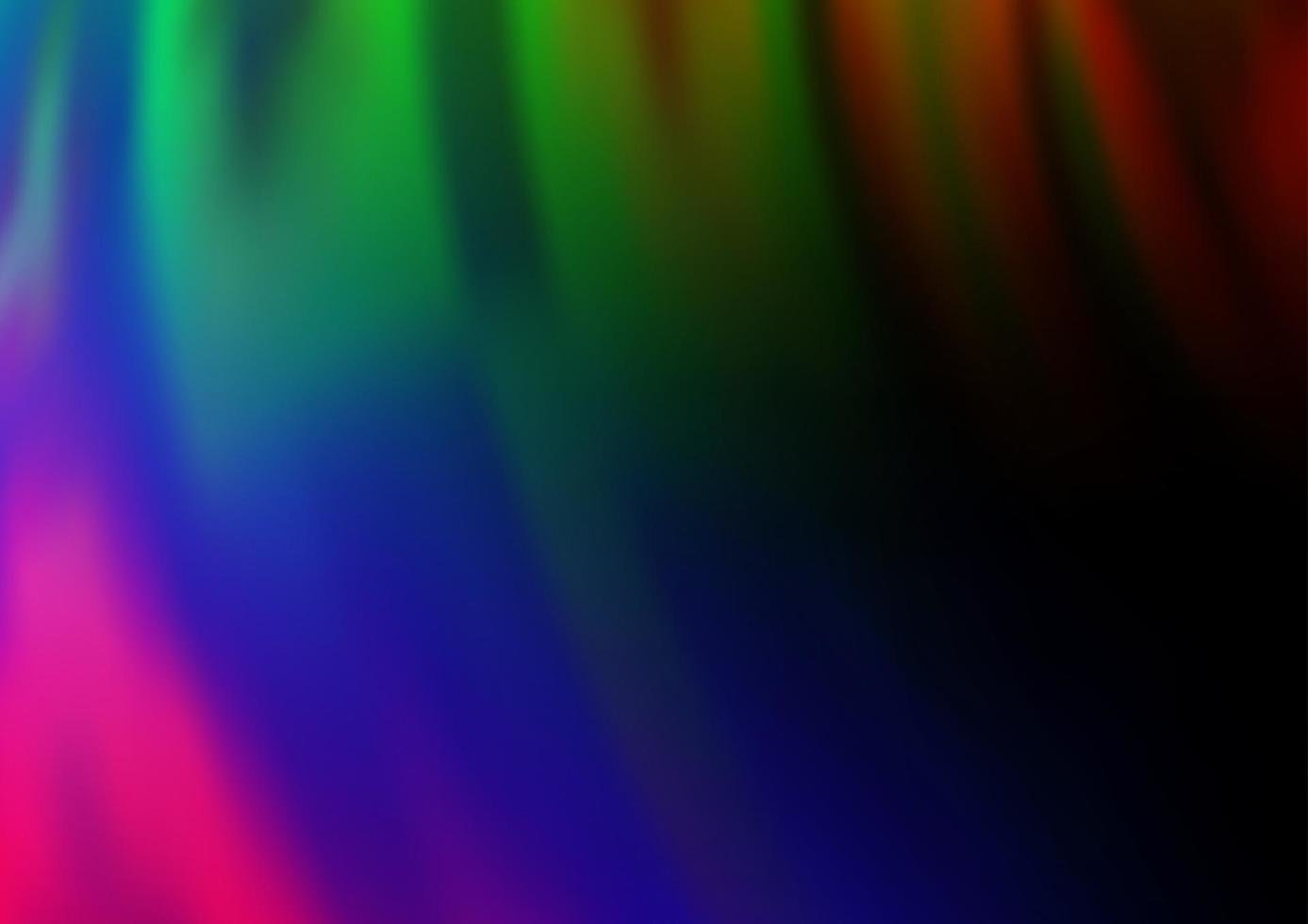 Dark Multicolor, Rainbow vector pattern with bent ribbons.