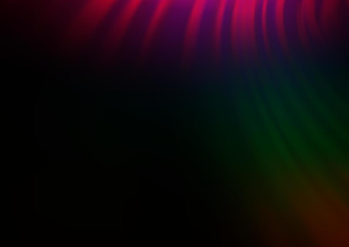 Dark Multicolor, Rainbow vector blurred and colored background.