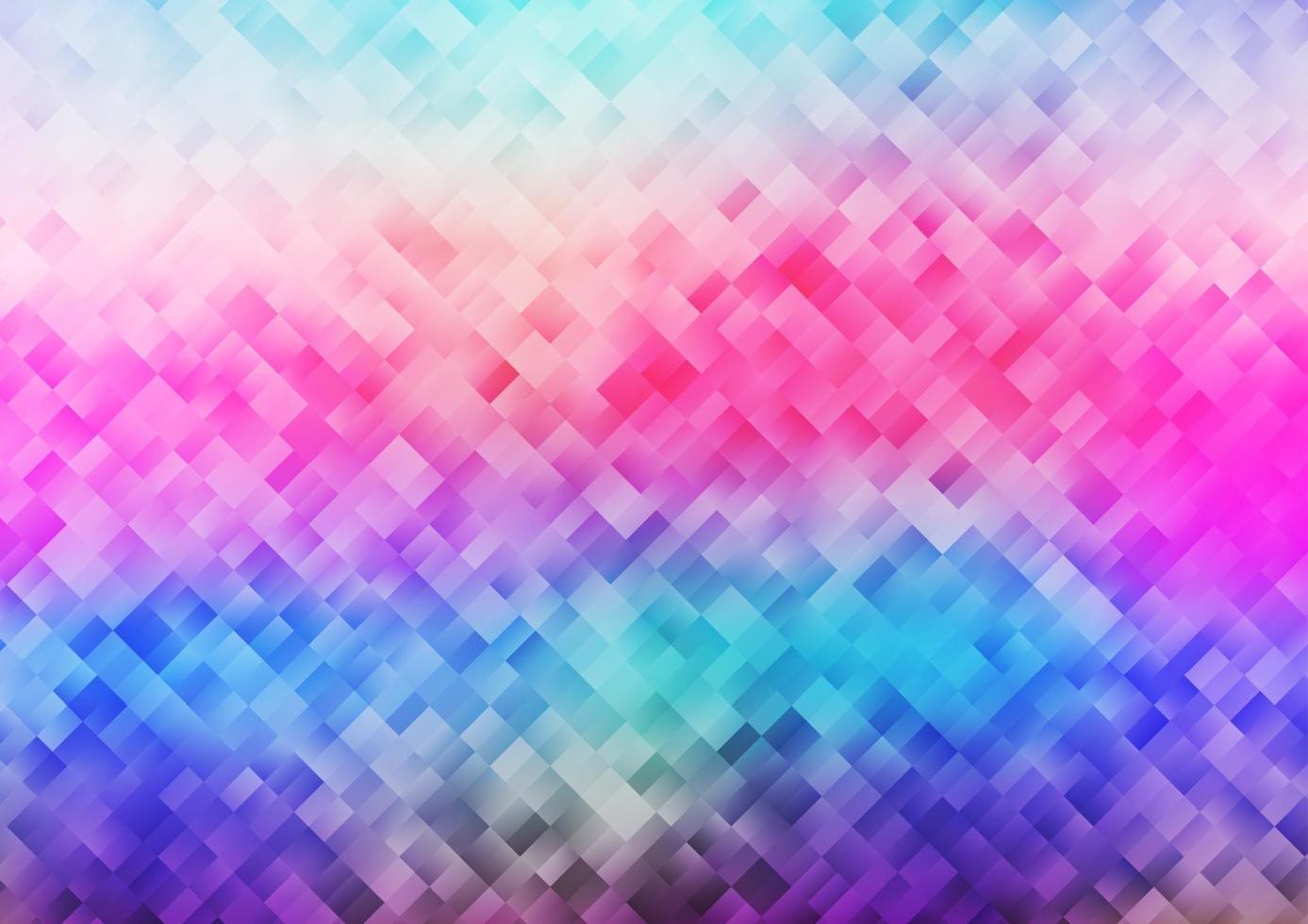 Light Multicolor, Rainbow vector backdrop with rectangles, squares.