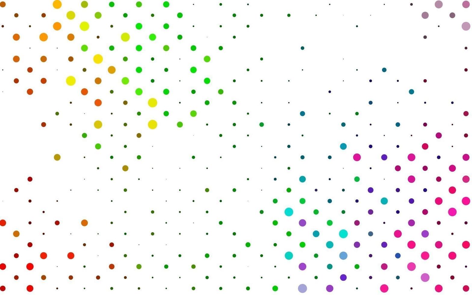 Light Multicolor, Rainbow vector layout with circle shapes.
