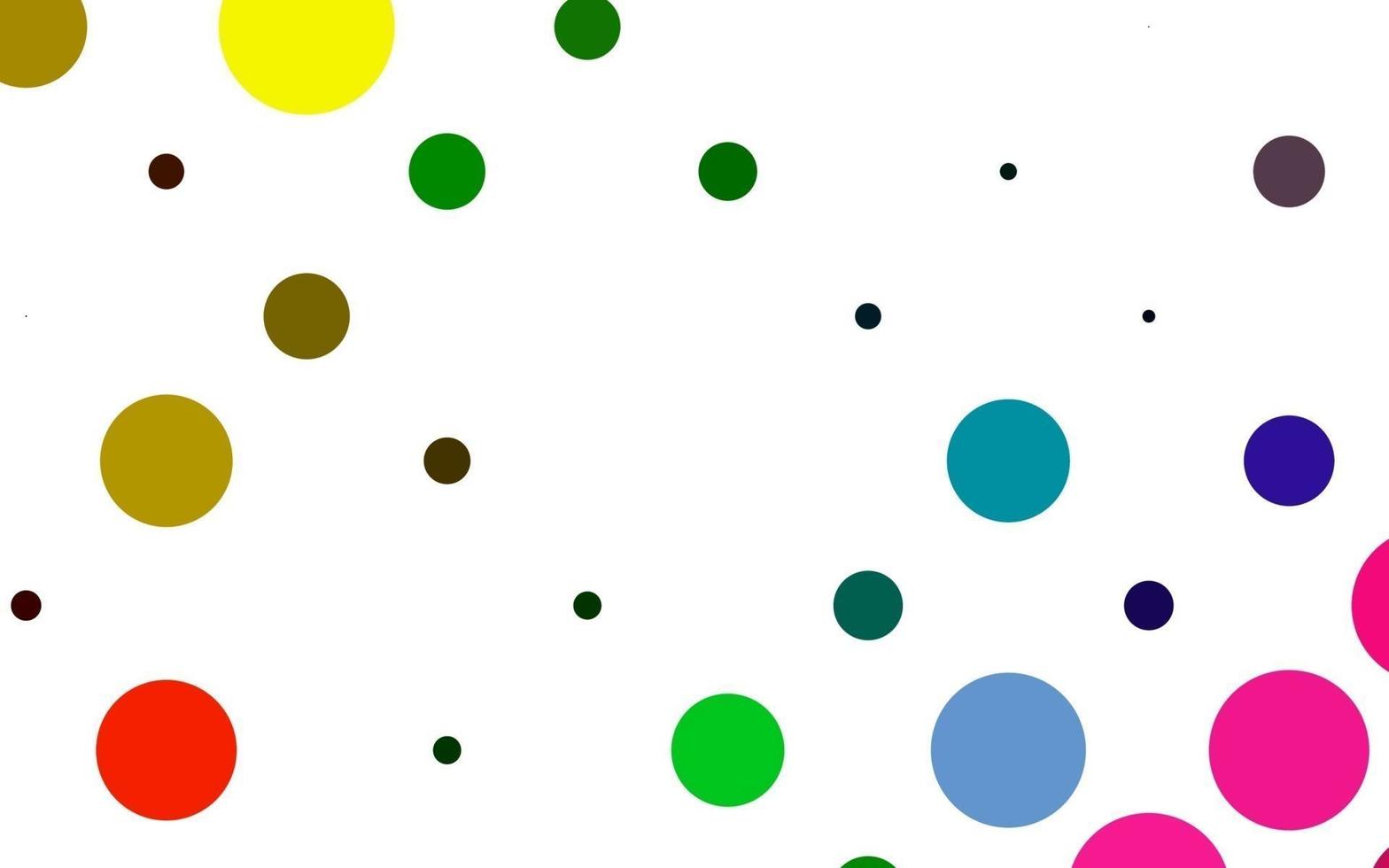 Light Multicolor, Rainbow vector cover with spots.