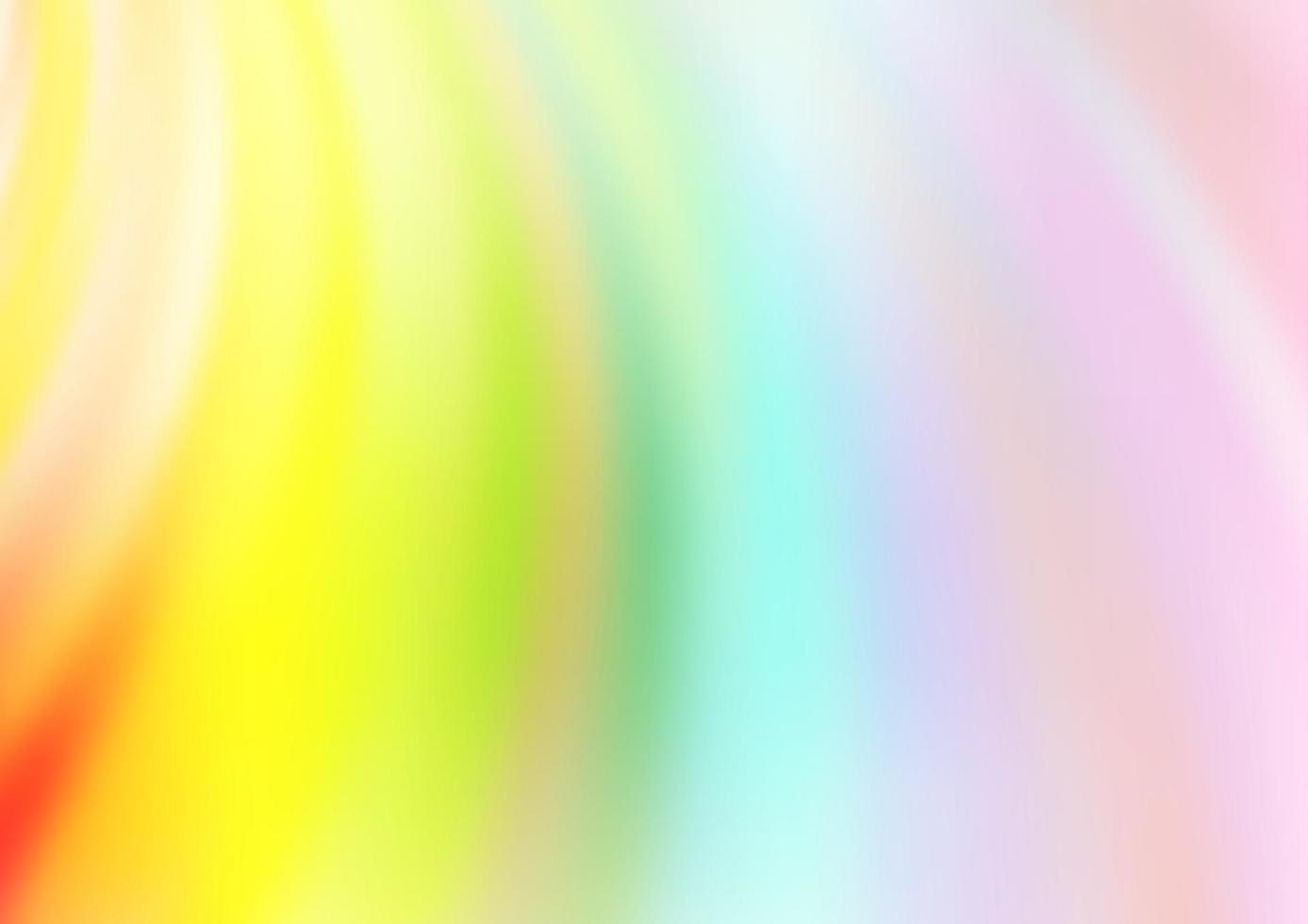 Light Multicolor, Rainbow vector background with curved circles.