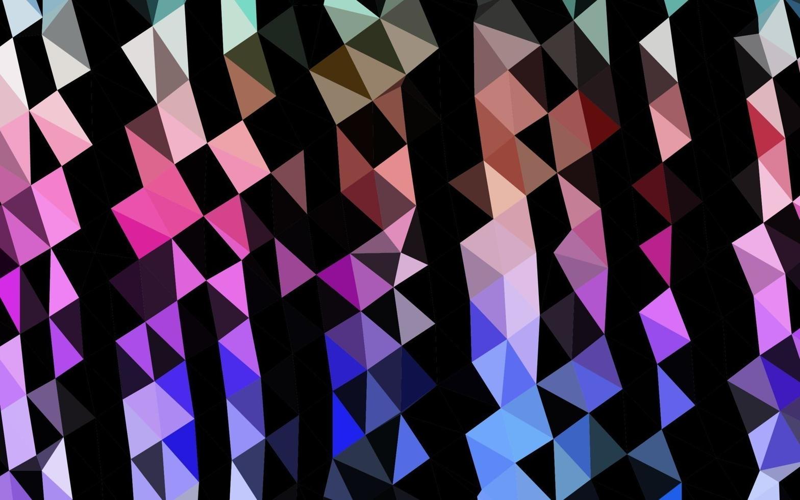 Light Multicolor, Rainbow vector low poly cover.