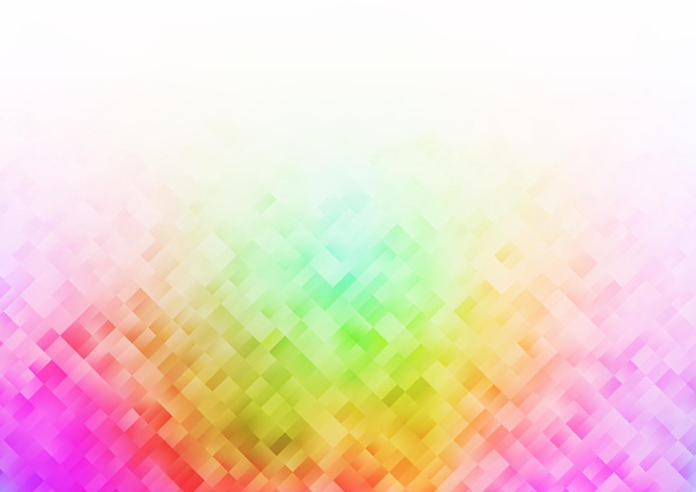 Light Multicolor, Rainbow vector backdrop with rectangles, squares.