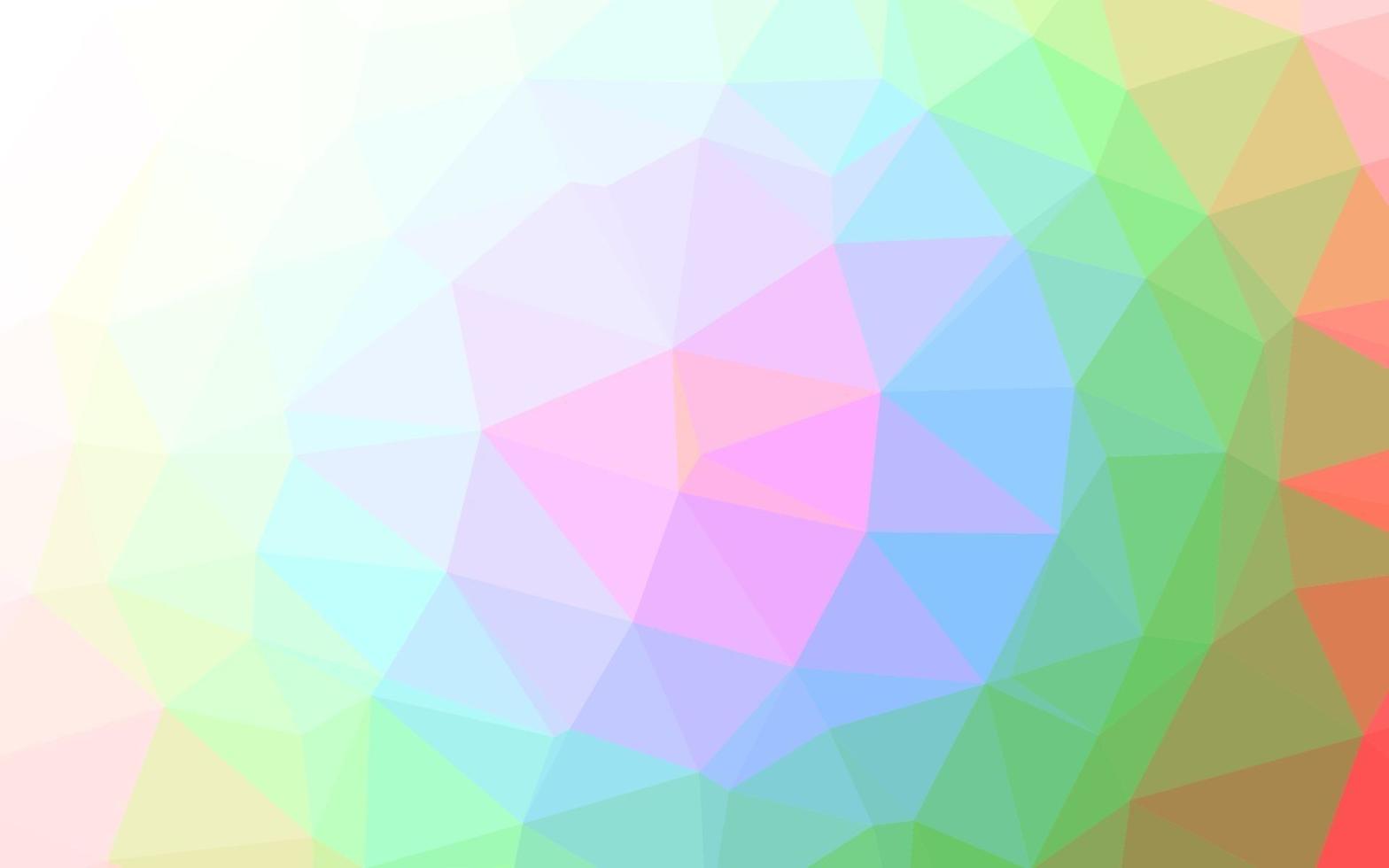 Light Multicolor, Rainbow vector polygon abstract background.