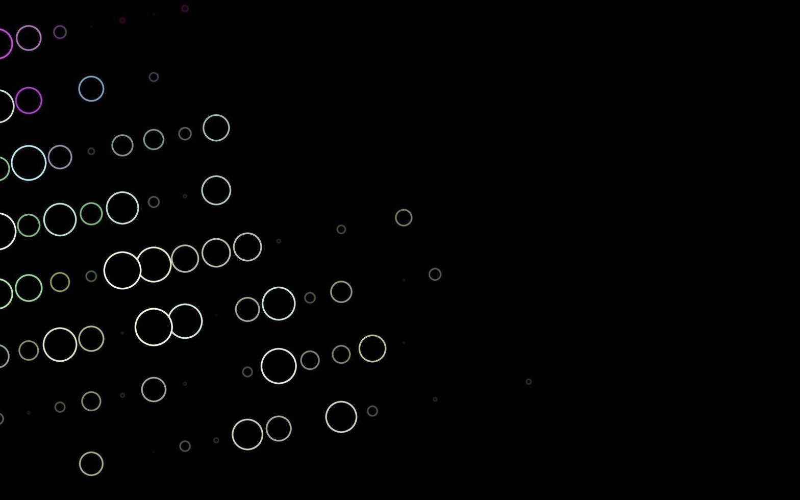 Light Multicolor, Rainbow vector layout with circle shapes.