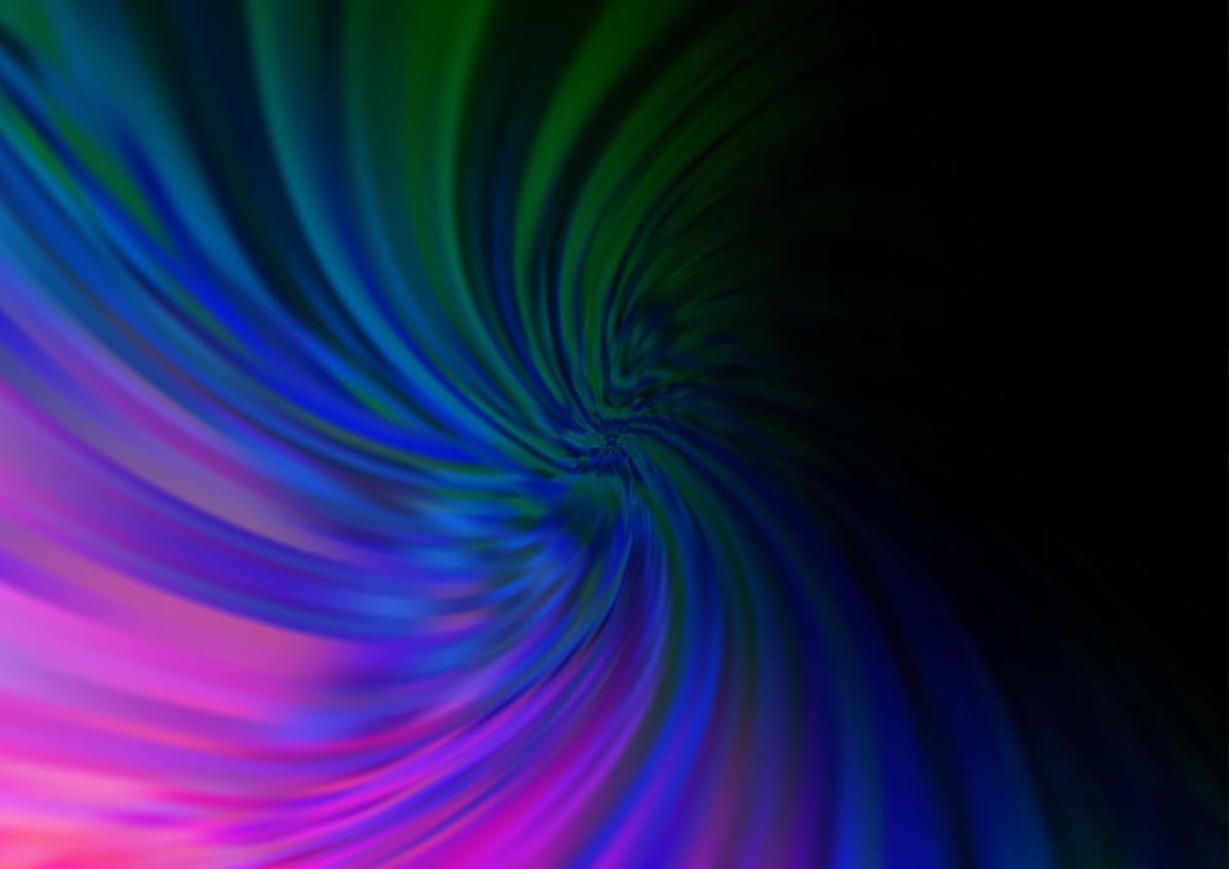 Dark Multicolor, Rainbow vector background with abstract lines.