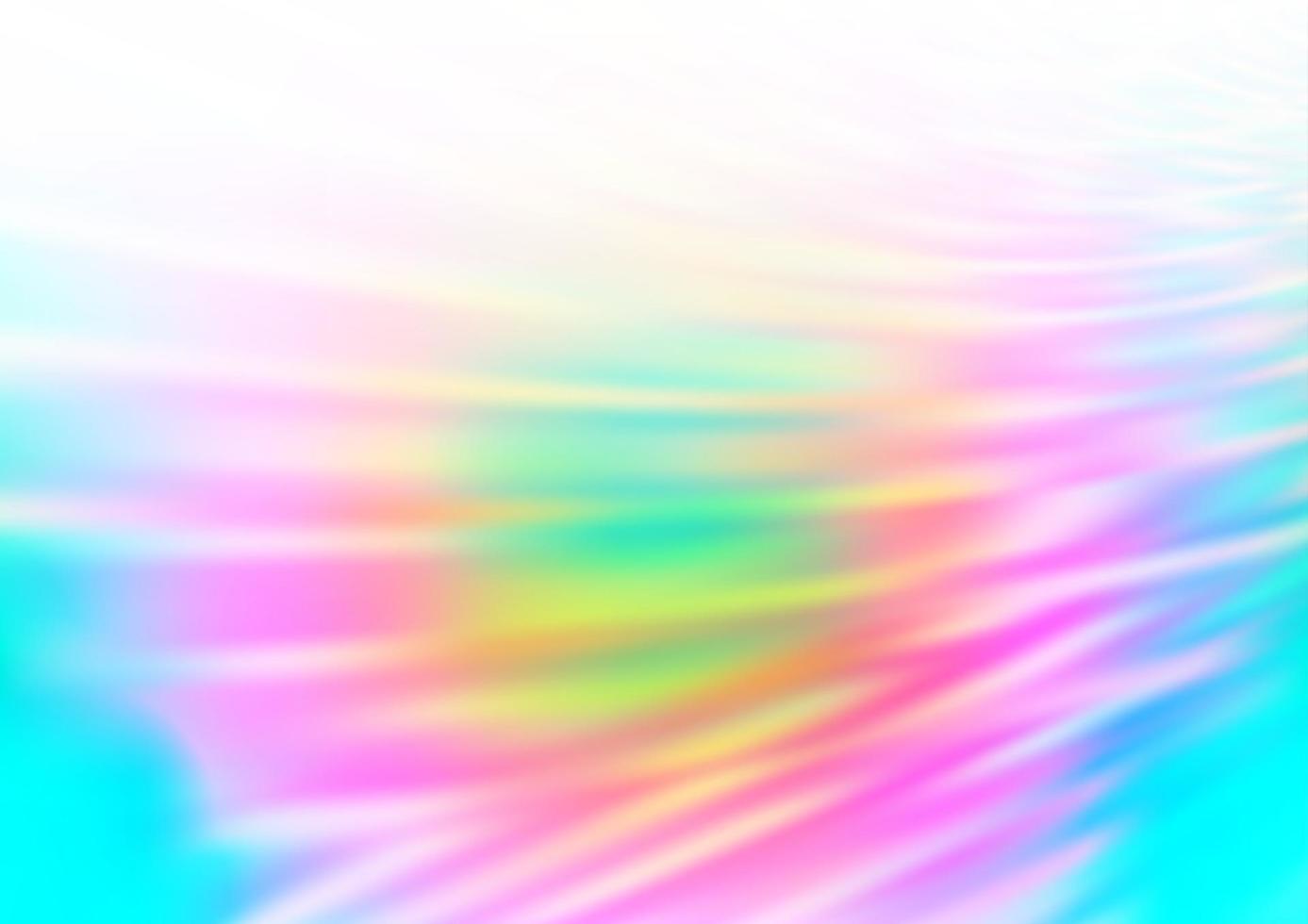 Light Multicolor, Rainbow vector glossy bokeh pattern.