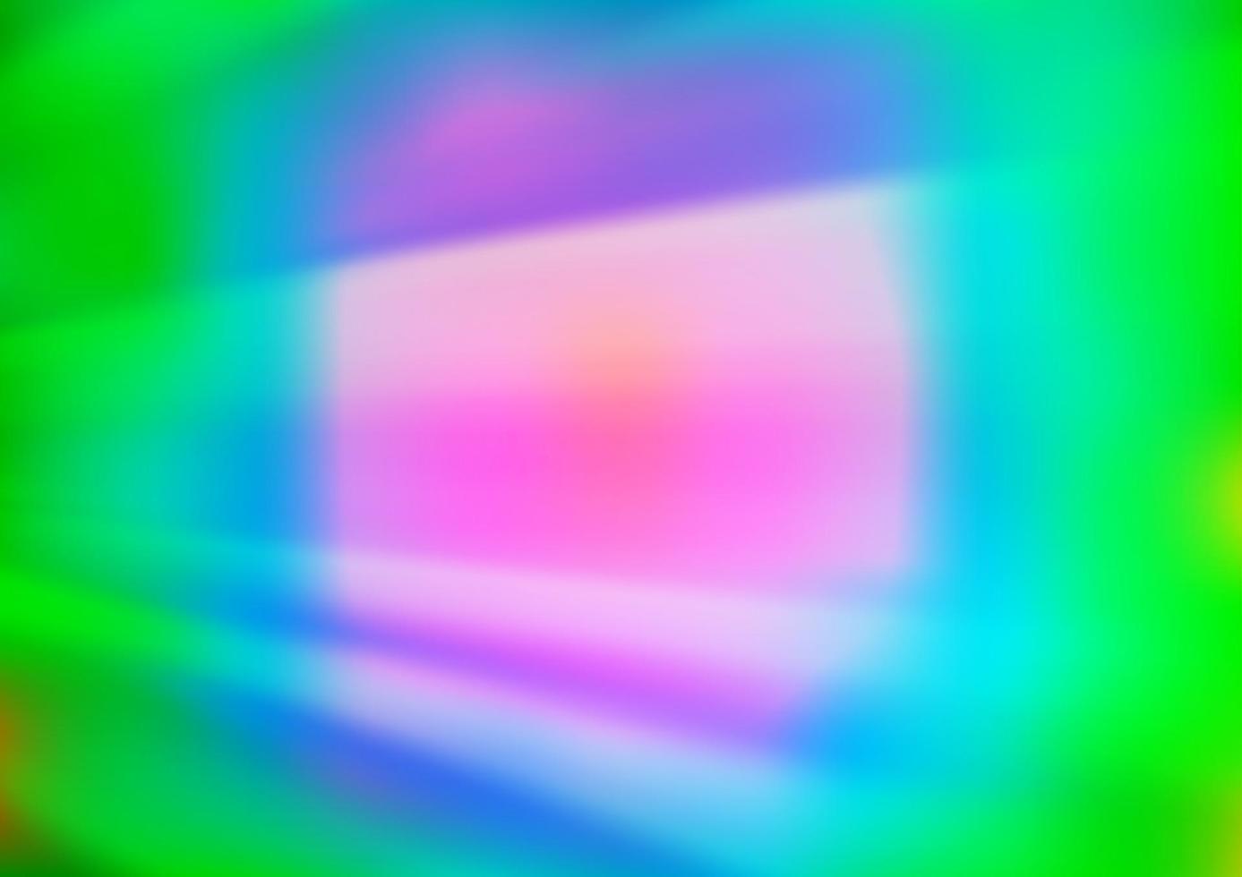 Light Multicolor, Rainbow vector blurred shine abstract background.