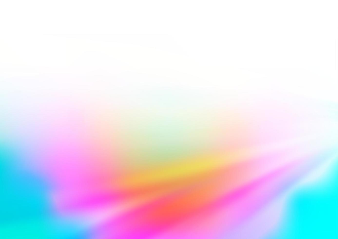 luz multicolor, plantilla abstracta de vector de arco iris.