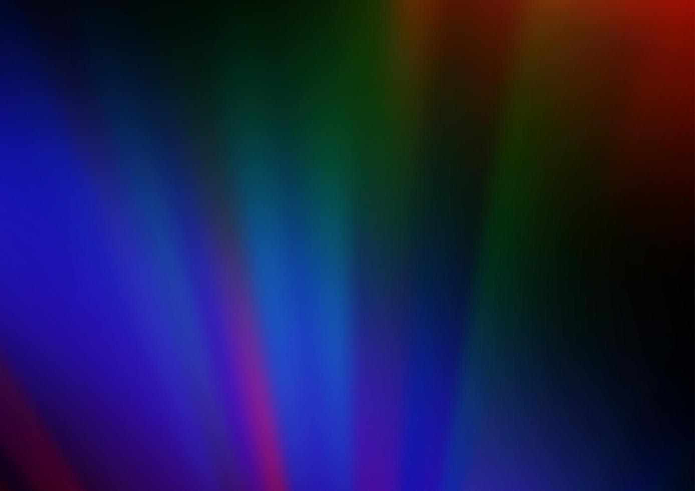 Dark Multicolor, Rainbow vector blurred and colored template.