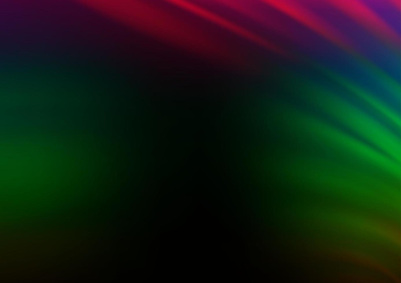 Dark Multicolor, Rainbow vector glossy abstract background.