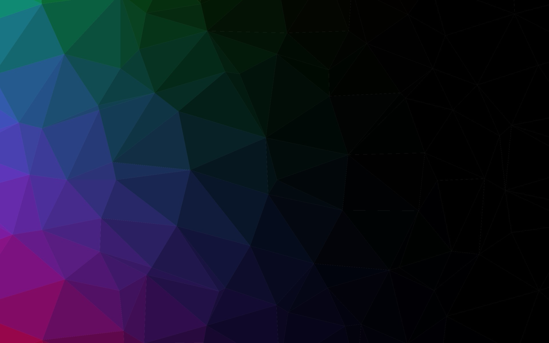 Dark Multicolor, Rainbow vector abstract polygonal layout. 6975897 ...