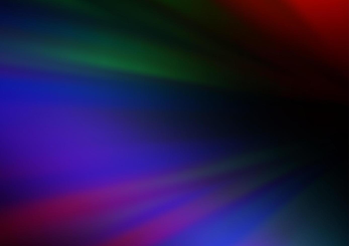 Dark Multicolor, Rainbow vector blurred shine abstract pattern.