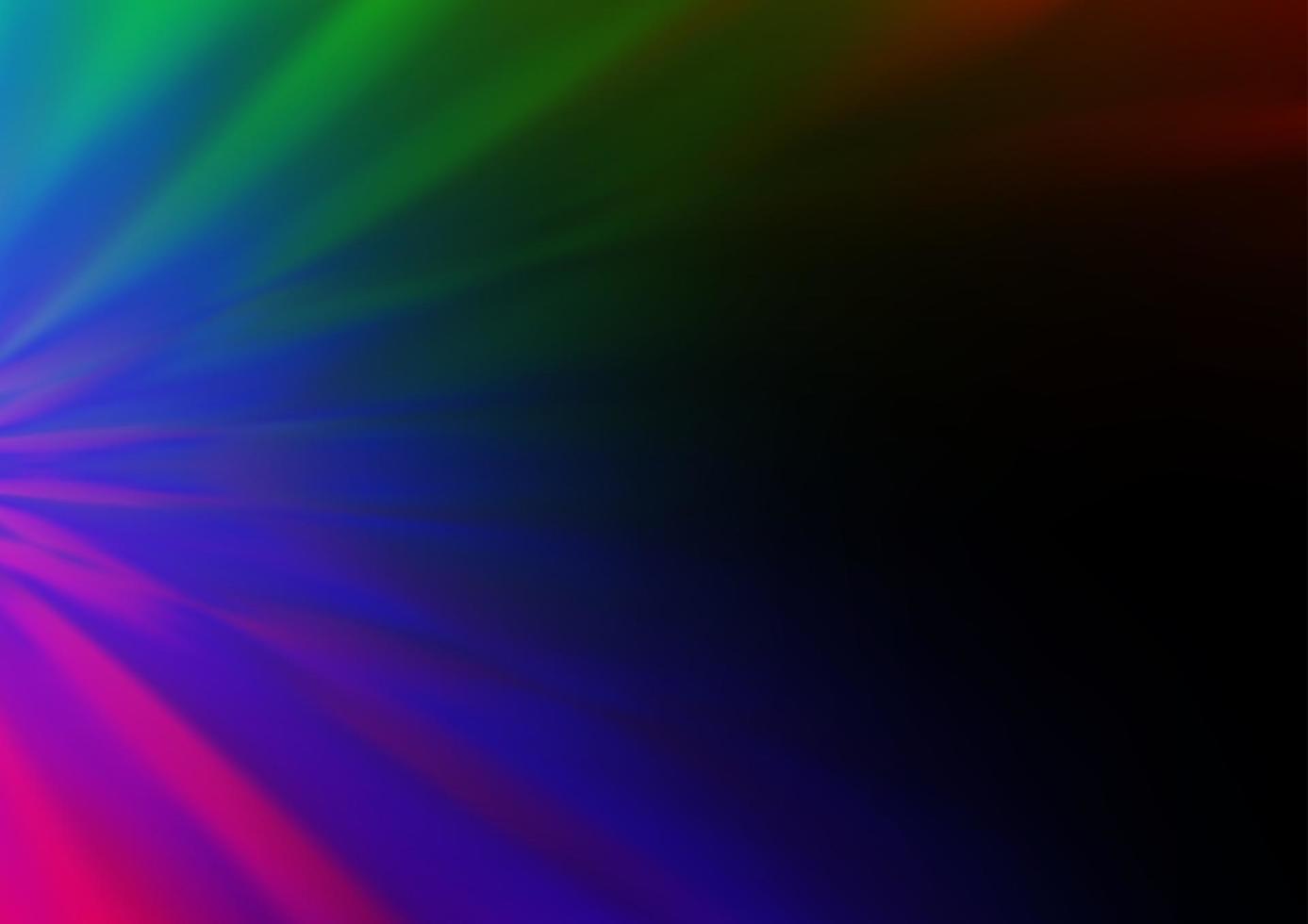 Dark Multicolor, Rainbow vector abstract blurred template.