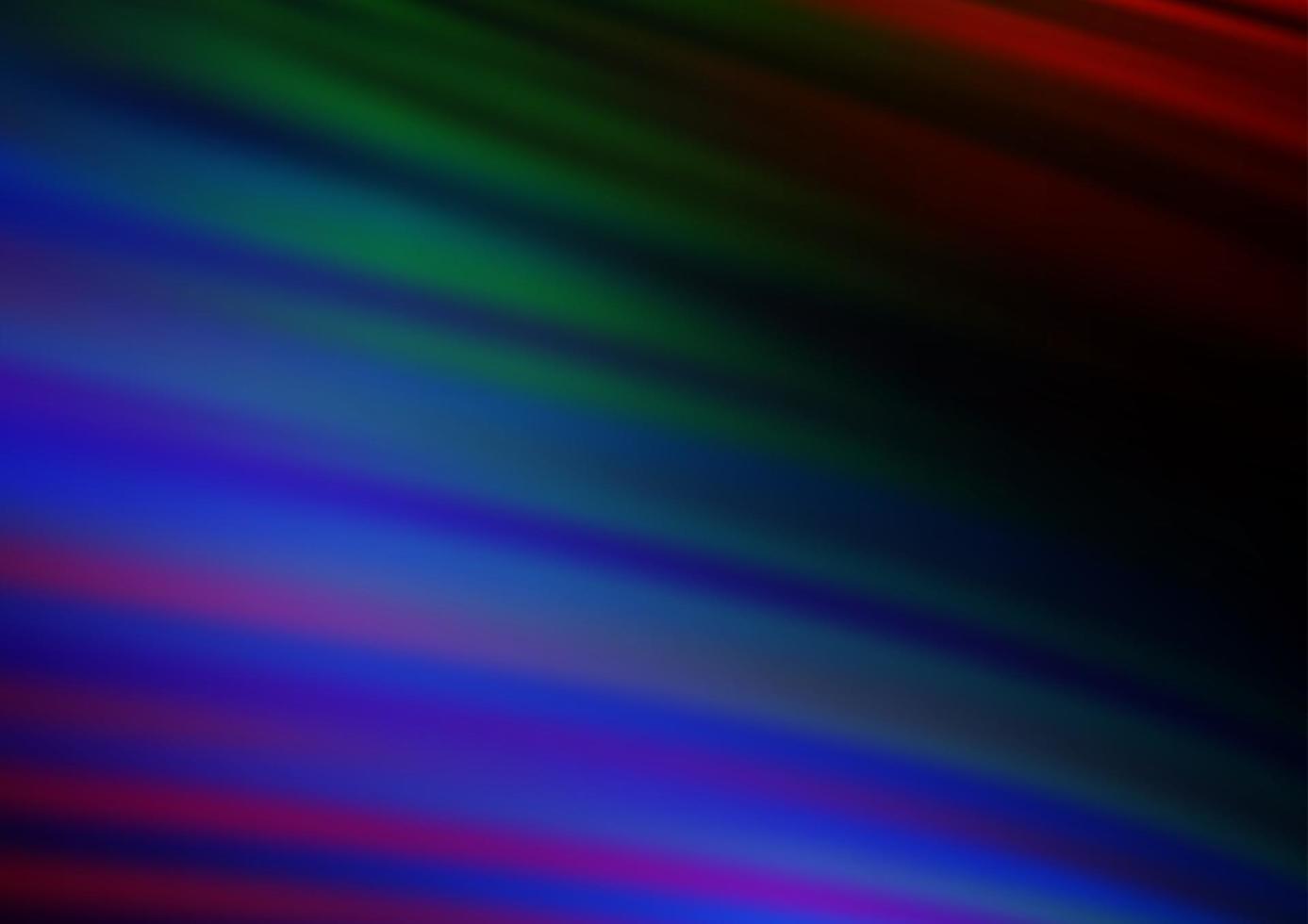 Dark Multicolor, Rainbow vector modern elegant background.