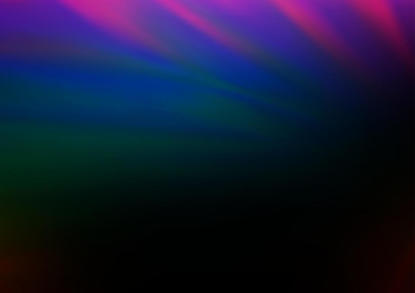 Dark Multicolor, Rainbow vector abstract blurred pattern.