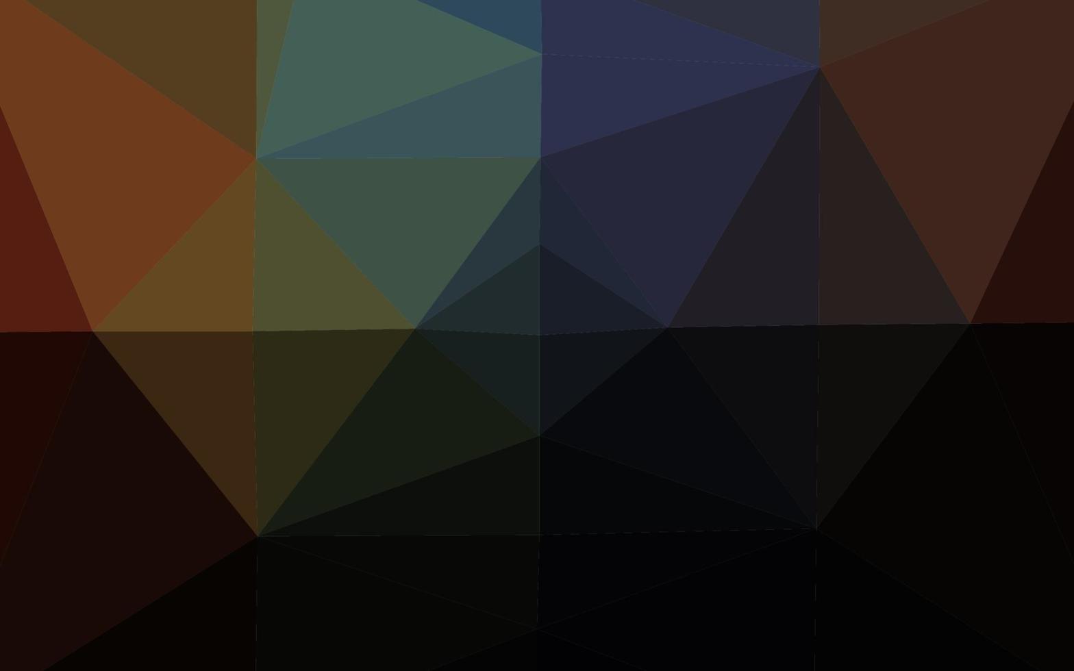 Dark Multicolor, Rainbow vector polygonal background.