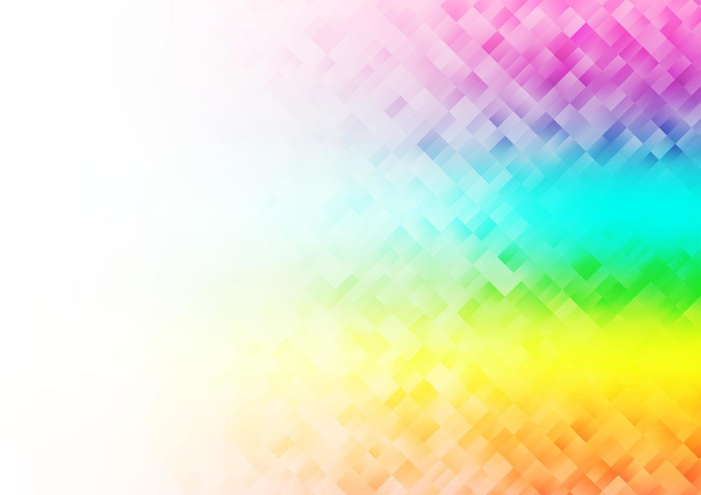 Light Multicolor, Rainbow vector background with rectangles.