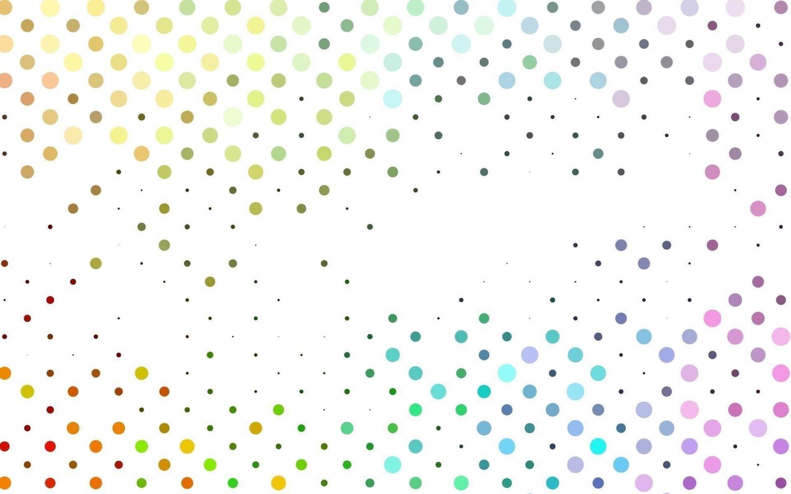 Light Multicolor, Rainbow vector cover with spots.