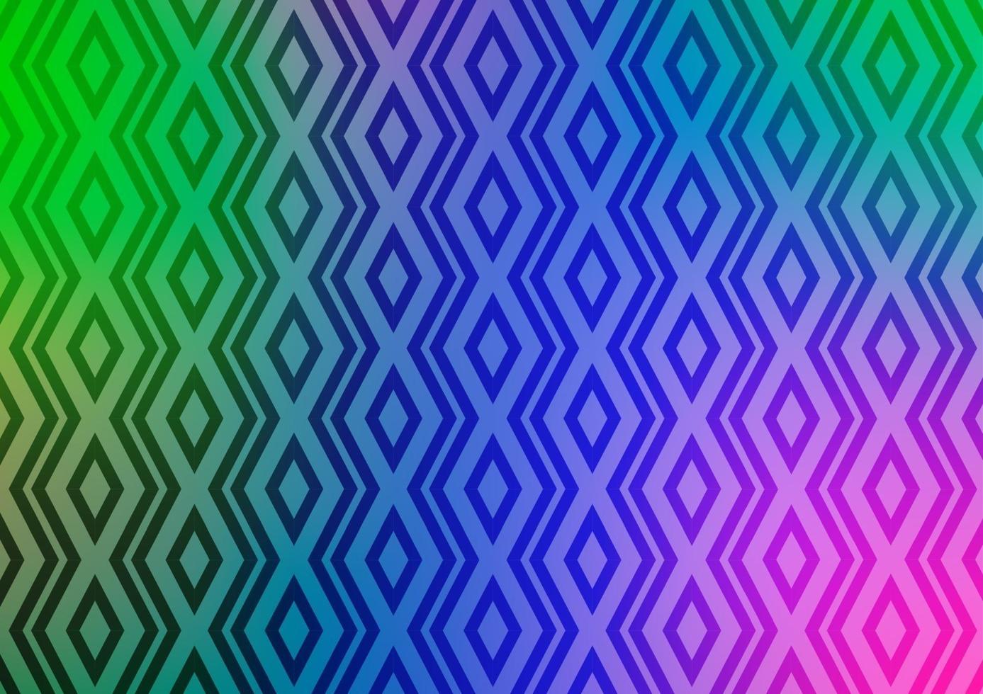 Light Multicolor, Rainbow vector template with sticks, squares.