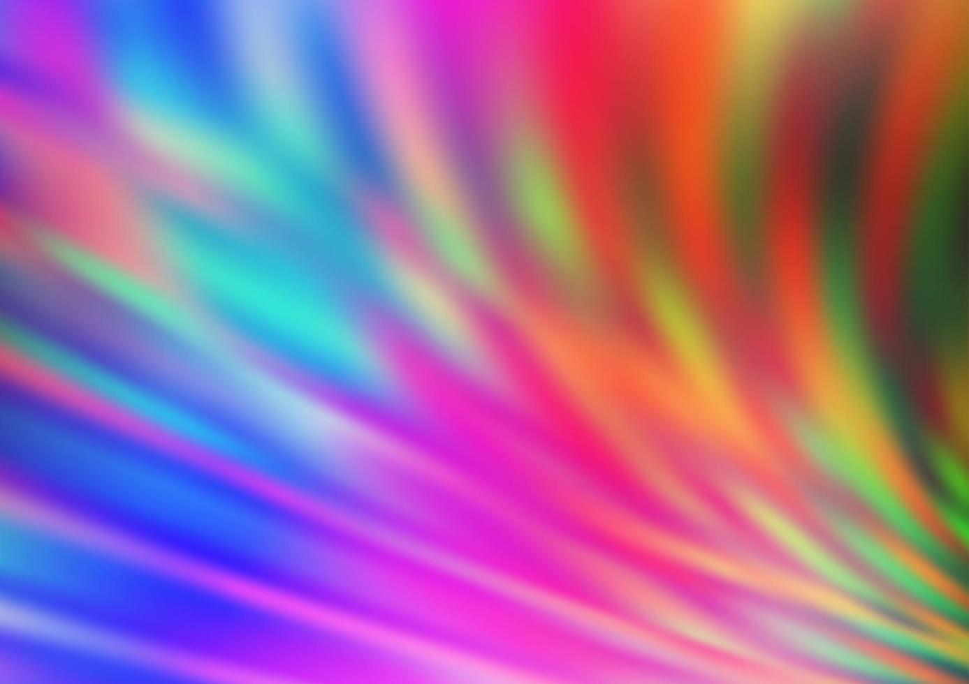 luz multicolor, patrón de bokeh de vector de arco iris.