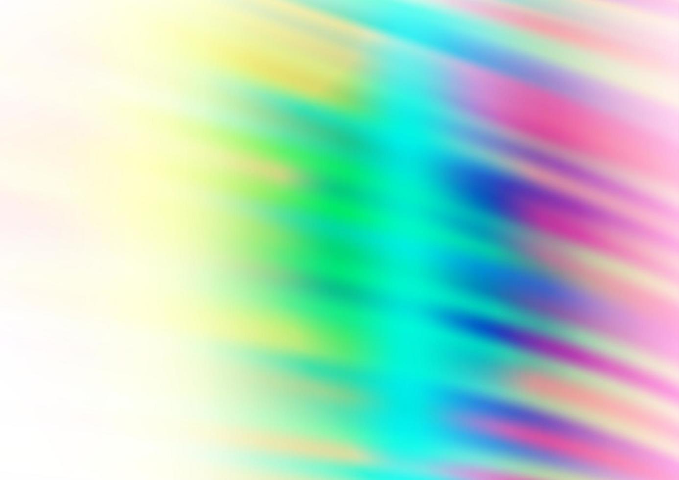 Light Multicolor, Rainbow vector blurred shine abstract template.