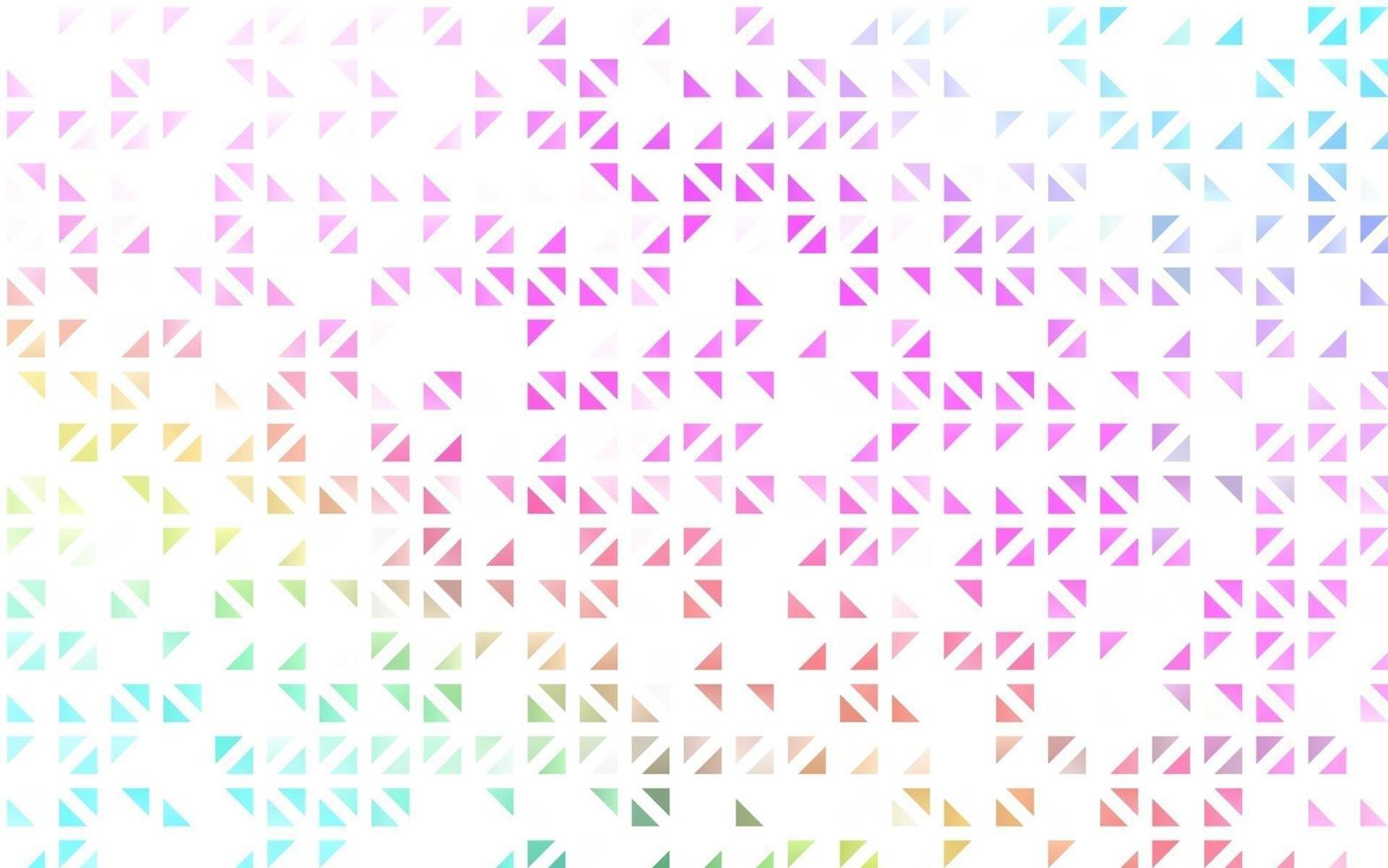 multicolor claro, textura vectorial del arco iris en estilo triangular. vector