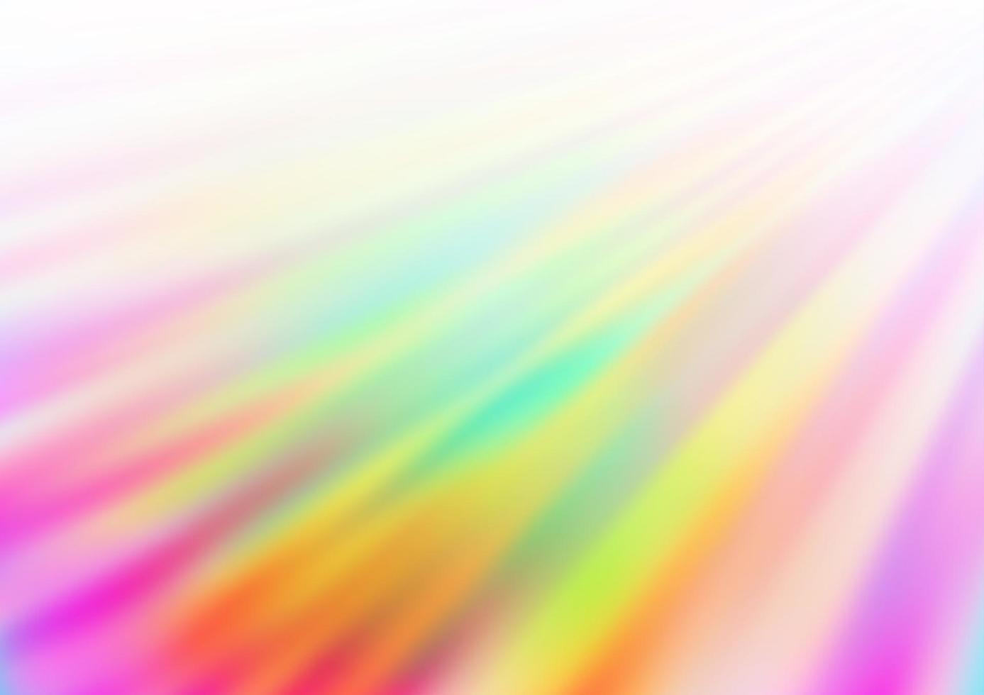 textura de vector de arco iris multicolor claro con líneas de colores.