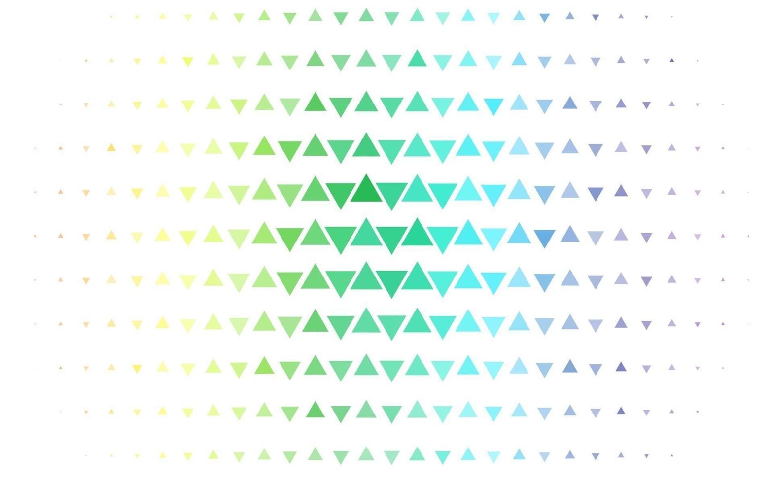 Light Multicolor, Rainbow vector layout with lines, triangles.