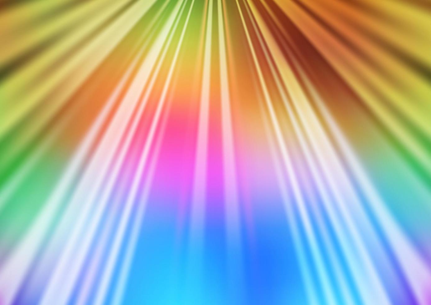 Light Multicolor, Rainbow vector template with repeated sticks.