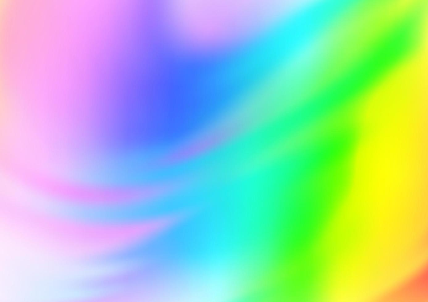 Light Multicolor, Rainbow vector blurred and colored background.