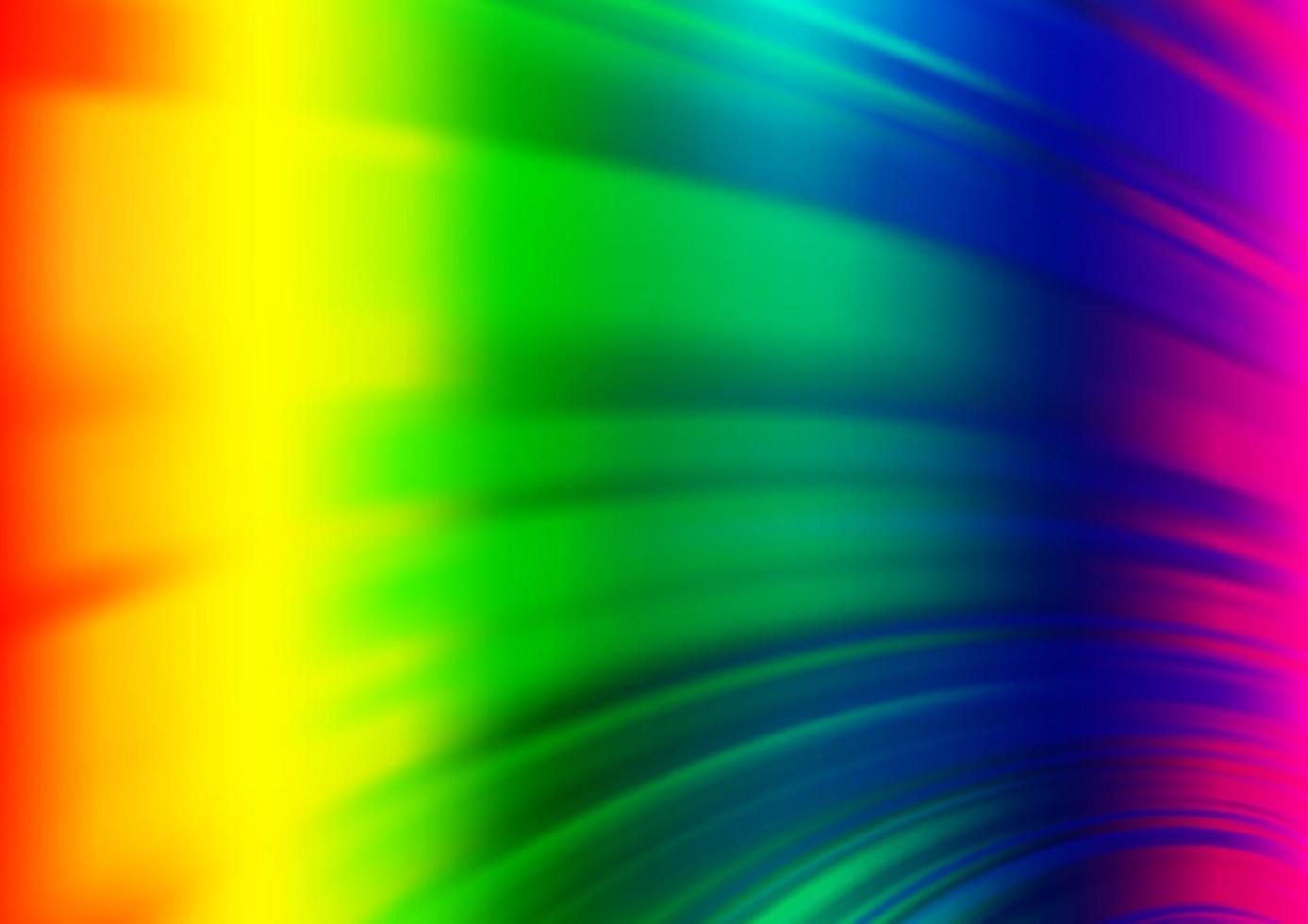 Light Multicolor, Rainbow vector blurred bright pattern.