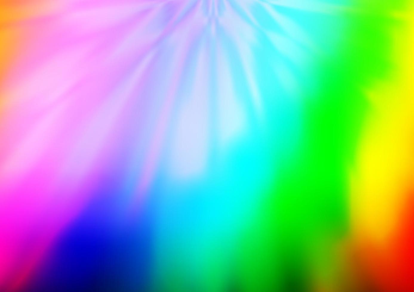 luz multicolor, arco iris vector abstracto plantilla borrosa.